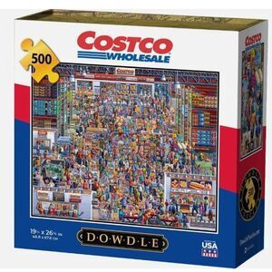 Costco Wholesale Treasure Hunt 500 Piece Puzzle 19 ¼ x 26 Inch Eric Dowdle NIB